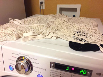 Drying on the top of a combo washer