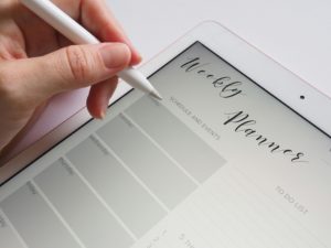 Weekly planning